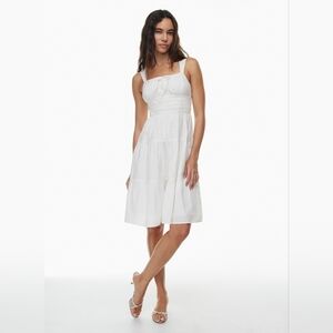 Aritzia Martine Poplin Midi Dress